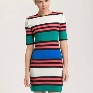 French Connection jag striped dress